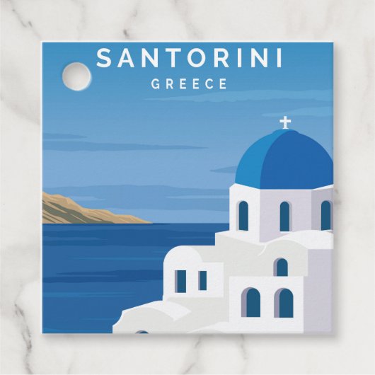 ギリシャの風景への旅行 フェイバータグ (正面)