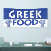 ギリシャの食糧トラックかフェスティバル 横断幕 (トレードショー)