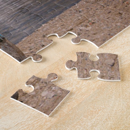 ギリシャの魚釣り船の港と港 ジグソーパズル (側面)