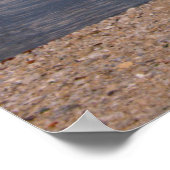 ギリシャの魚釣り船の港と港 ポスター (角)