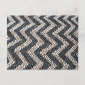 ギリシャの黒と白の小石のモザイク ポストカード (正面)