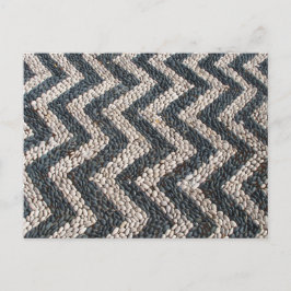 ギリシャの黒と白の小石のモザイク ポストカード