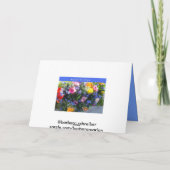 ギリシャの"ハッピーイースター" シーズンカード (裏面)