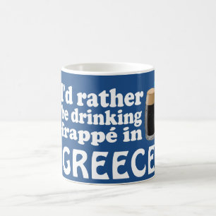 ギリシャのFrappé コーヒーマグカップ