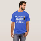 ギリシャのFrappé Tシャツ (正面フル)