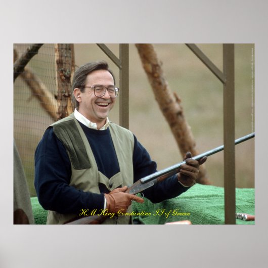 ギリシャのHMキング・コンスタンティンII ポスター (正面)