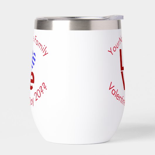 ギリシャのLOVEハート国旗パーソナライズされた赤 (左面)