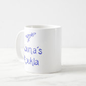 ギリシャのNouna's Kouklaマグカップ コーヒーマグカップ (正面左)