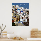 ギリシャのOiaポスター ポスター (キッチン)