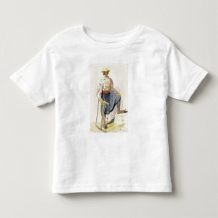 ギリシャのWoodcutter、1856年6月13日(ペン、インクおよびw/c o トドラーTシャツ