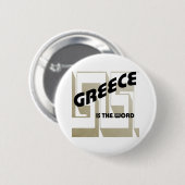 ギリシャは単語です 缶バッジ (正面&裏面)