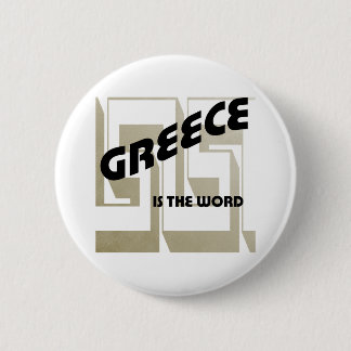 ギリシャは単語です 缶バッジ