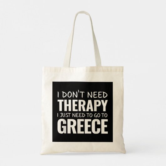 ギリシャへのギリシャへの土産物贈与ギリシャへの旅行 トートバッグ (裏面)