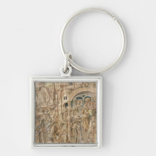 ギリシャへのAntenorの大使館およびPの判断 キーホルダー (正面)