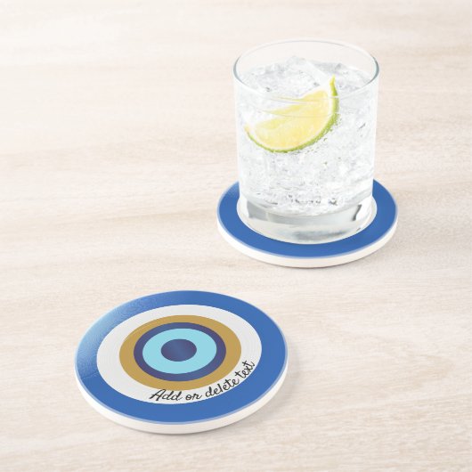 ギリシャアイデザインジャストアド文字 コースター (側面)