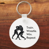 ギリシャアスリートスポーツレスリング勝利の公式 キーホルダー (正面)