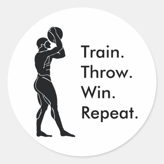 ギリシャアスリートバスケットボールウィンディングフォーミュラ ラウンドシール (正面)