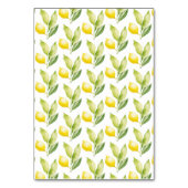 ギリシャイタリアンレモンシトラス結婚のテーブル番号 テーブルナンバー (裏面)