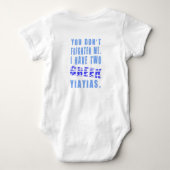 ギリシャイヤを怖がらせる ベビーボディスーツ (裏面)