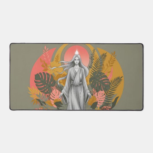 ギリシャインスパイアボホアート デスクマット (正面)