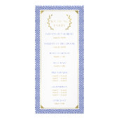 ギリシャエレガンス結婚式 プログラム (裏面)