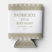 ギリシャエレガントかローマのトゥガの誕生日パーティー 缶クーラー (正面)