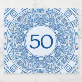 ギリシャエレガントかローマの誕生日でカスタム色 リキュールボトルラベル (シングルラベル)