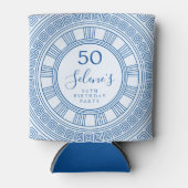 ギリシャエレガントの誕生日パカスタムーティー 缶クーラー (正面)