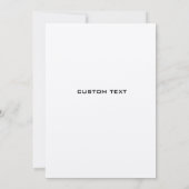 ギリシャエレガントリーフティアラクラウン結婚式招待状 招待状 (裏面)