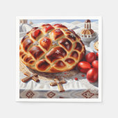 ギリシャエレガント復活祭 スタンダードカクテルナプキン (正面)