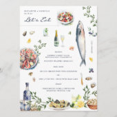 ギリシャエレガント語をテーマにした 図解入りの、写真付きの | 地中海の メニュー (正面)