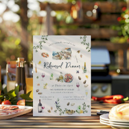 ギリシャエレガント語 |リハーサルディナー 招待状