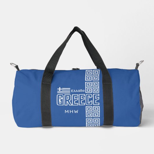 ギリシャカスタムモノグラム ダッフルバッグ (正面)