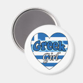 ギリシャガールマグネト マグネット (正面/裏面)