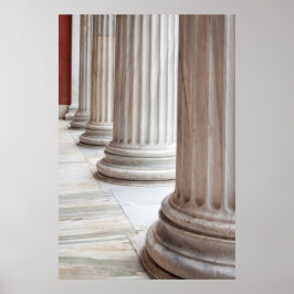 ギリシャクラシカル列柱ポスター ポスター