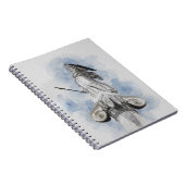 ギリシャクラシックのアテナ像 ノートブック (右側)