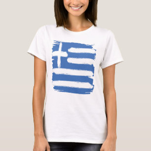 ギリシャグランジヴィンテージ国旗ギリシャ Tシャツ