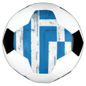 ギリシャグランジ国旗 サッカーボール (回転)