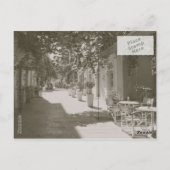 ギリシャコルフ通りはがき ポストカード (裏面)