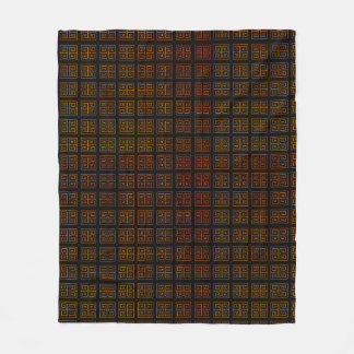 ギリシャスタイル フリースブランケット