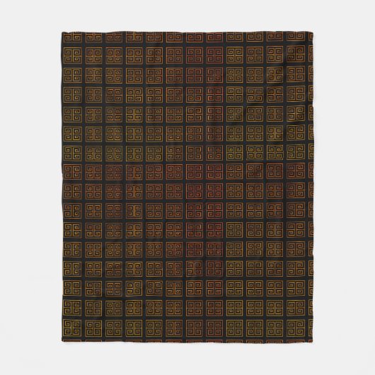 ギリシャスタイル フリースブランケット (正面)