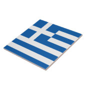 ギリシャセラミックタイルの旗 タイル (側面)