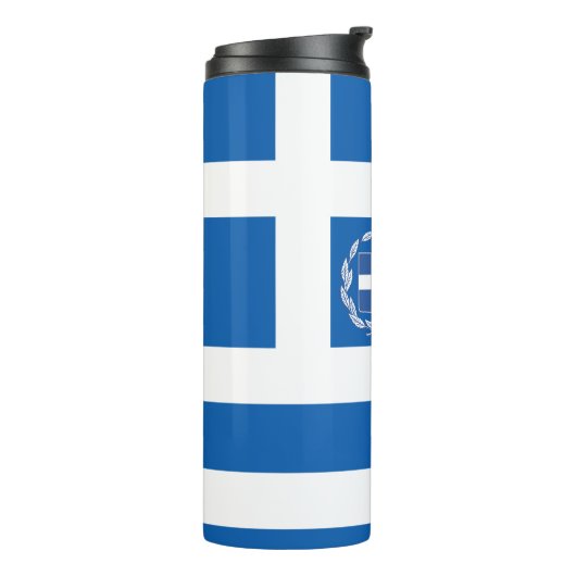 ギリシャタンブラー愛国的ギリシャ国旗 タンブラー (回転左)