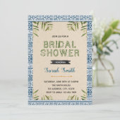 ギリシャテーマブライダルシャワーパーティの招待状 招待状 (スタンド正面)