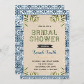 ギリシャテーマブライダルシャワーパーティの招待状 招待状 (正面/裏面)