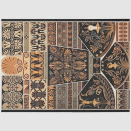 ギリシャデザインパターン分離紙 薄葉紙