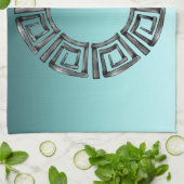 ギリシャデザイン キッチンタオル (折り畳み)