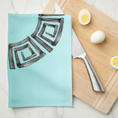 ギリシャデザイン キッチンタオル (四つ折り)