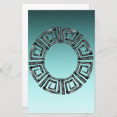 ギリシャデザイン 便箋 (正面/裏面)