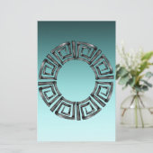 ギリシャデザイン 便箋 (スタンド正面)